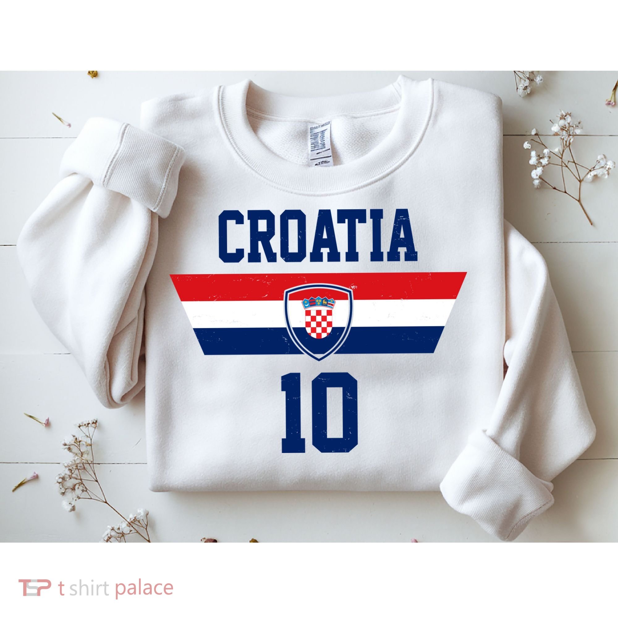 Croatia Hrvatska Flag Zagreb Croatian Soccer Jersey Sweatshirt