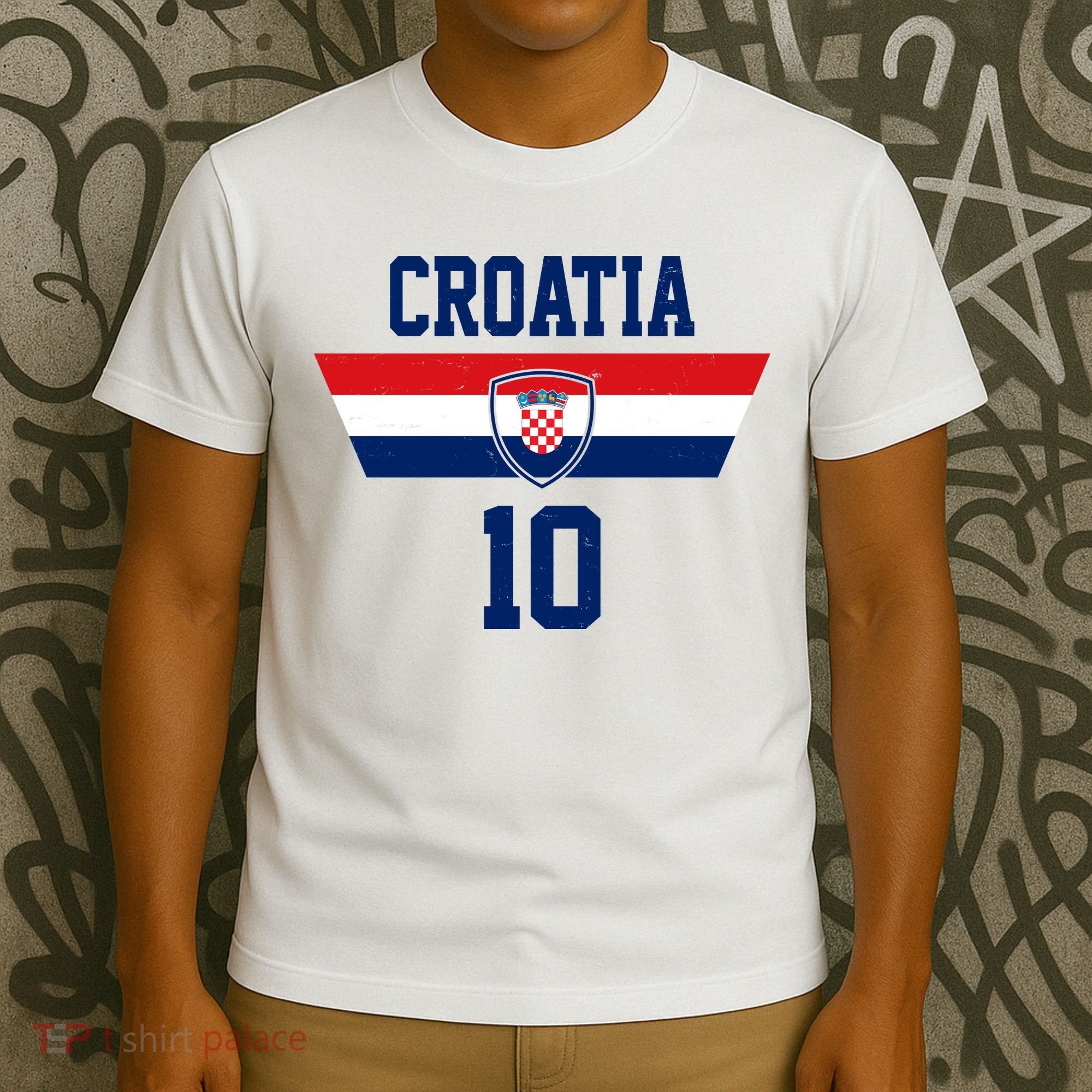 Croatia Hrvatska Flag Zagreb Croatian Soccer Jersey T-Shirt