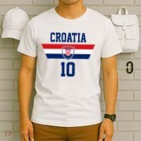 Croatia Hrvatska Flag Zagreb Croatian Soccer Jersey T-Shirt thumb 6