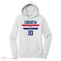 Croatia Hrvatska Flag Zagreb Croatian Soccer Jersey Women's Hoodie thumb 0