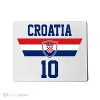 Croatia Hrvatska Flag Zagreb Croatian Soccer Jersey Mousepad thumb 0