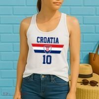 Croatia Hrvatska Flag Zagreb Croatian Soccer Jersey Women's Tank Top thumb 2