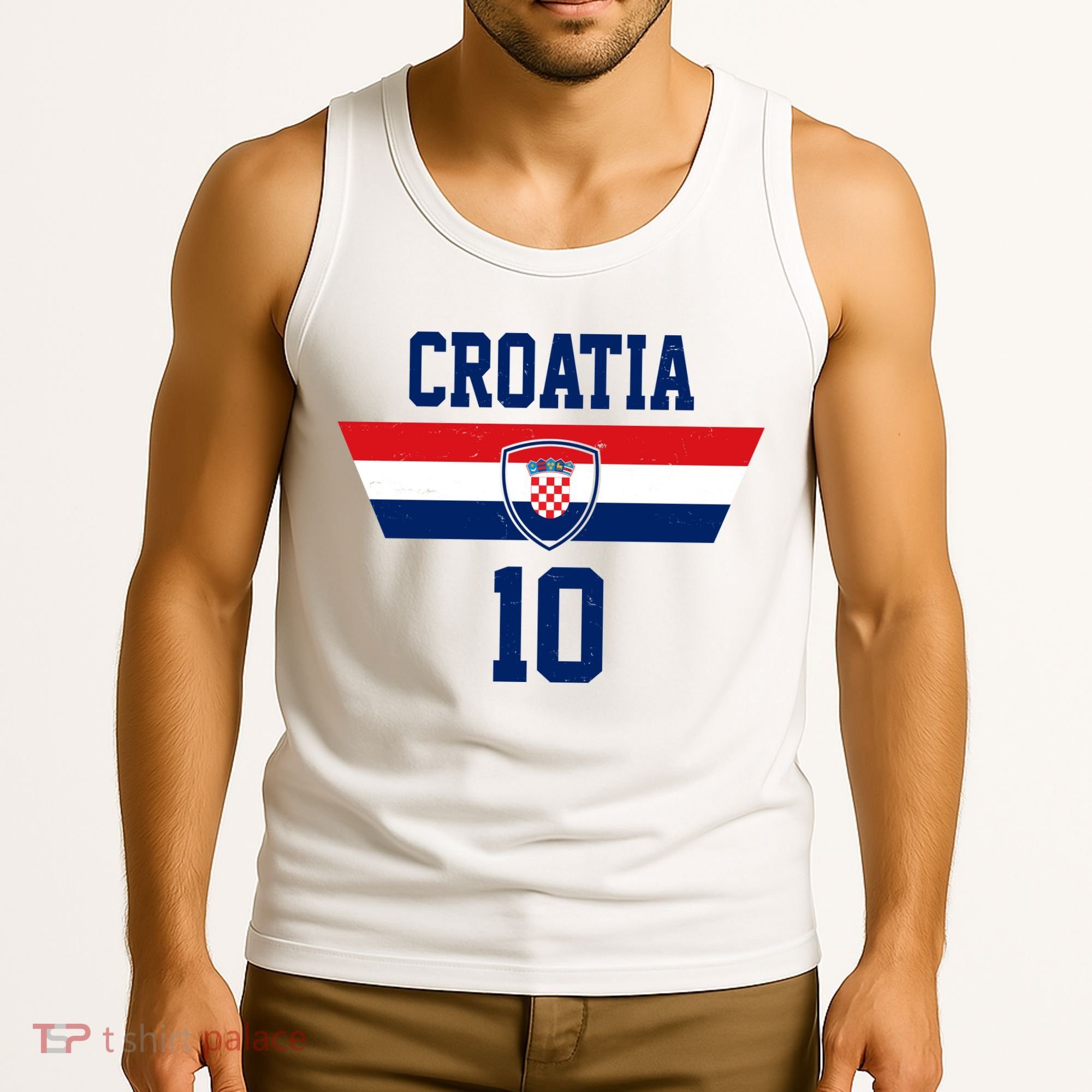 Croatia Hrvatska Flag Zagreb Croatian Soccer Jersey Tank Top