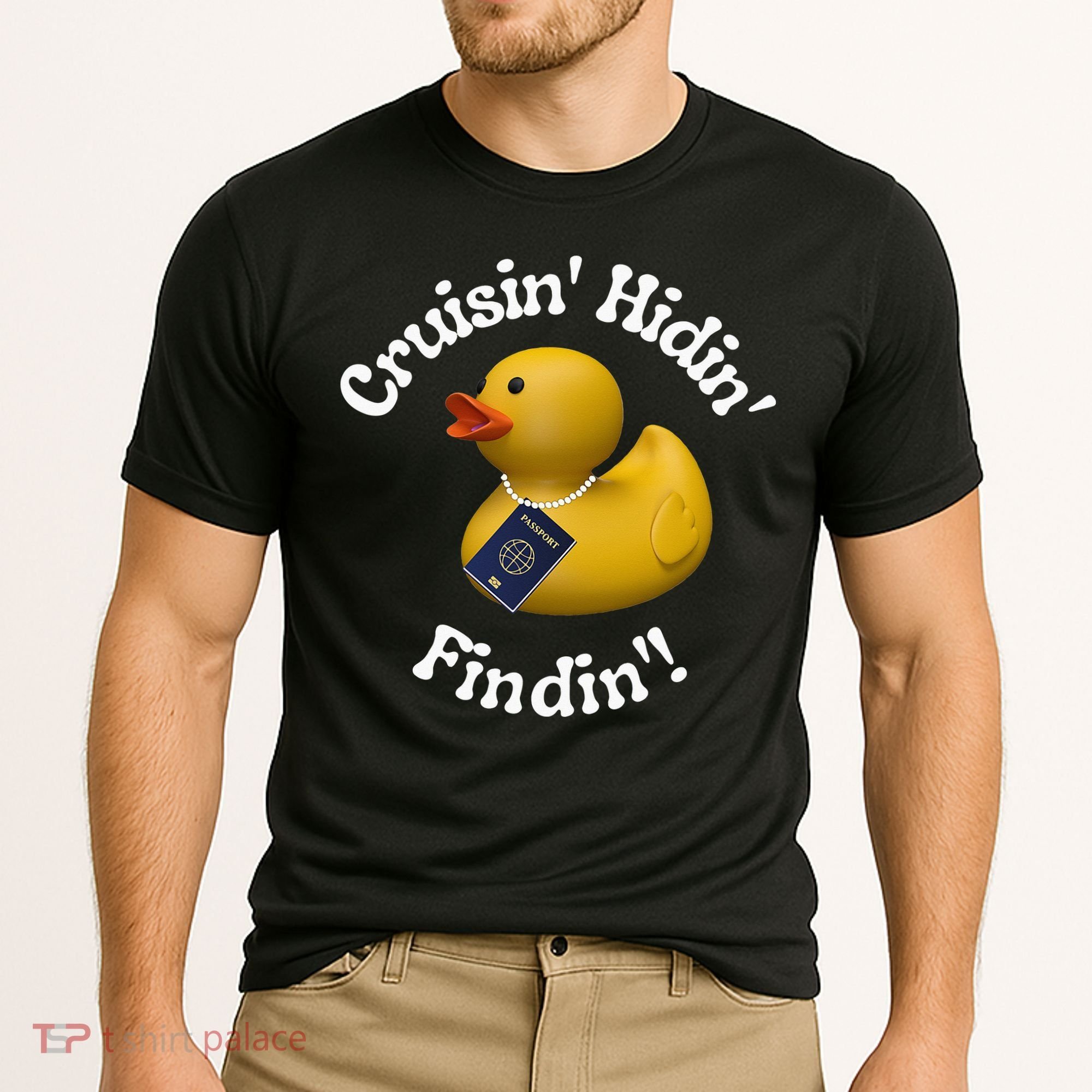 Cruising Hiding Finding Rubber Ducks Passport Hunt Hide Find Cooling Performance Crew T-Shirt