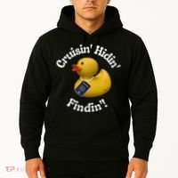 Cruising Hiding Finding Rubber Ducks Passport Hunt Hide Find Hoodie thumb 2