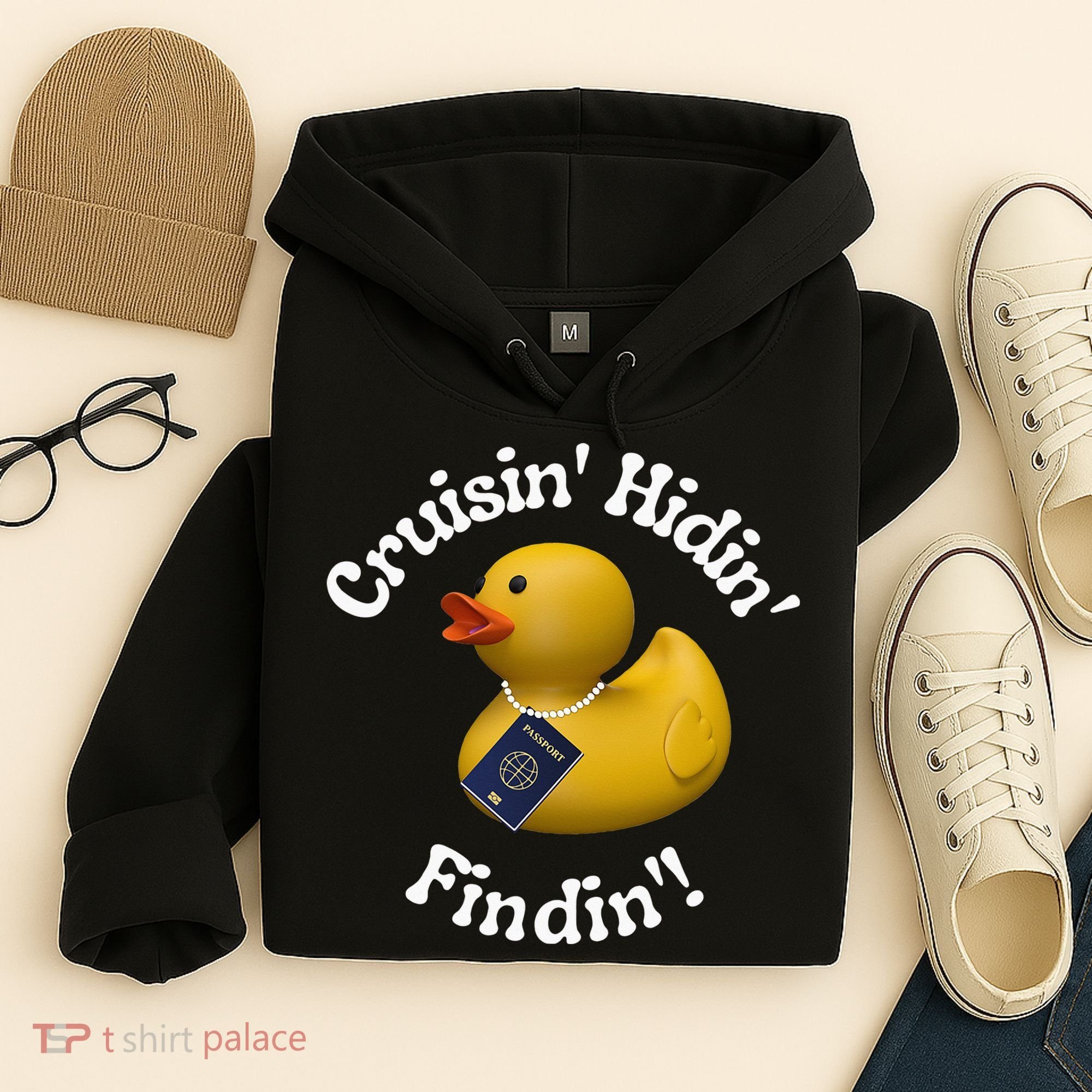 Cruising Hiding Finding Rubber Ducks Passport Hunt Hide Find Hoodie