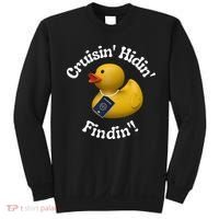 Cruising Hiding Finding Rubber Ducks Passport Hunt Hide Find Sweatshirt thumb 0