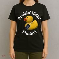 Cruising Hiding Finding Rubber Ducks Passport Hunt Hide Find T-Shirt thumb 4