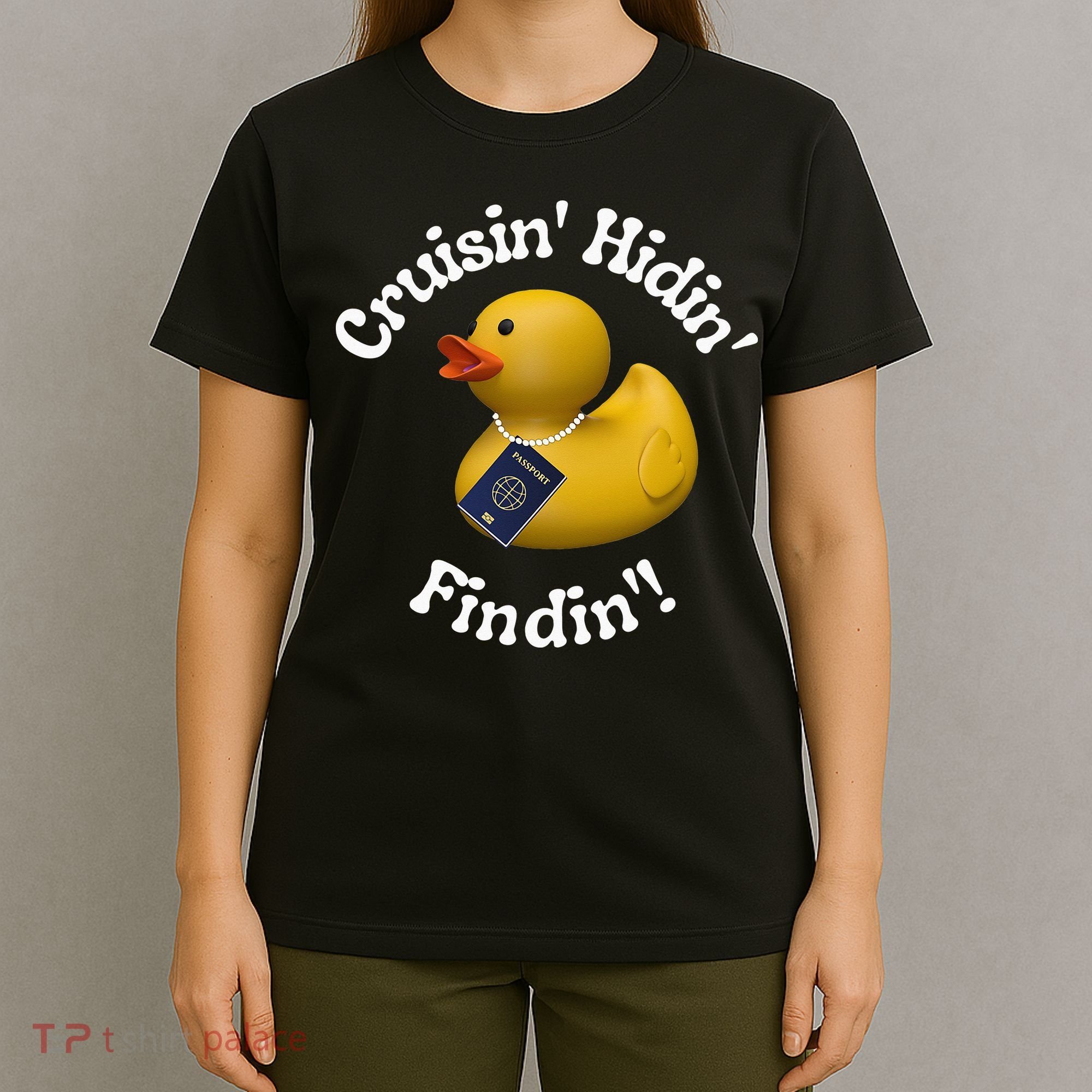 Cruising Hiding Finding Rubber Ducks Passport Hunt Hide Find T-Shirt