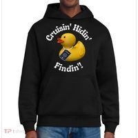 Cruising Hiding Finding Rubber Ducks Passport Hunt Hide Find District V.I.T. Heavyweight Hoodie thumb 0