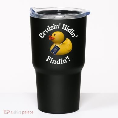 Cruising Hiding Finding Rubber Ducks Passport Hunt Hide Find Tumbler