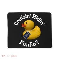 Cruising Hiding Finding Rubber Ducks Passport Hunt Hide Find Mousepad thumb 0