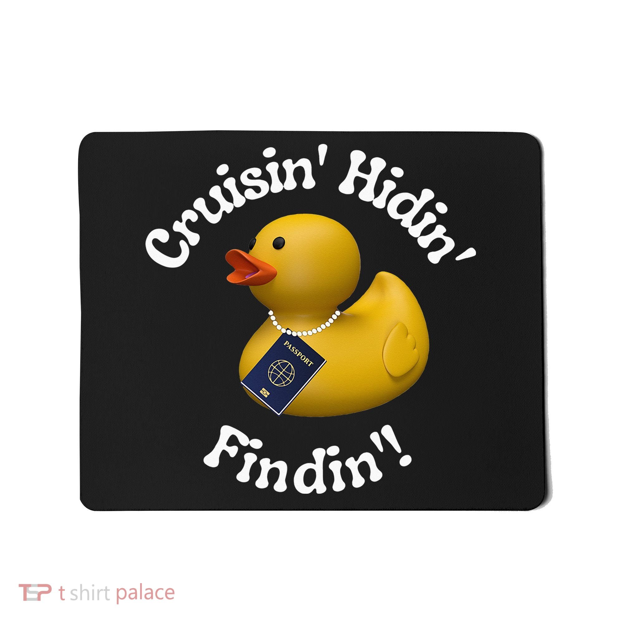 Cruising Hiding Finding Rubber Ducks Passport Hunt Hide Find Mousepad