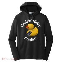 Cruising Hiding Finding Rubber Ducks Passport Hunt Hide Find Performance Fleece Hoodie thumb 0