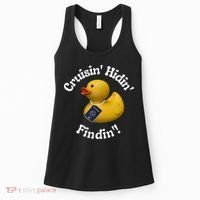 Cruising Hiding Finding Rubber Ducks Passport Hunt Hide Find Women's Tank Top thumb 0