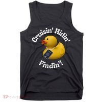 Cruising Hiding Finding Rubber Ducks Passport Hunt Hide Find Tank Top thumb 0