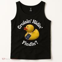 Cruising Hiding Finding Rubber Ducks Passport Hunt Hide Find Tank Top thumb 2