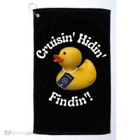 Cruising Hiding Finding Rubber Ducks Passport Hunt Hide Find Golf Towel thumb 0
