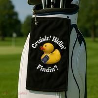 Cruising Hiding Finding Rubber Ducks Passport Hunt Hide Find Golf Towel thumb 2