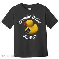 Cruising Hiding Finding Rubber Ducks Passport Hunt Hide Find Toddler T-Shirt thumb 0