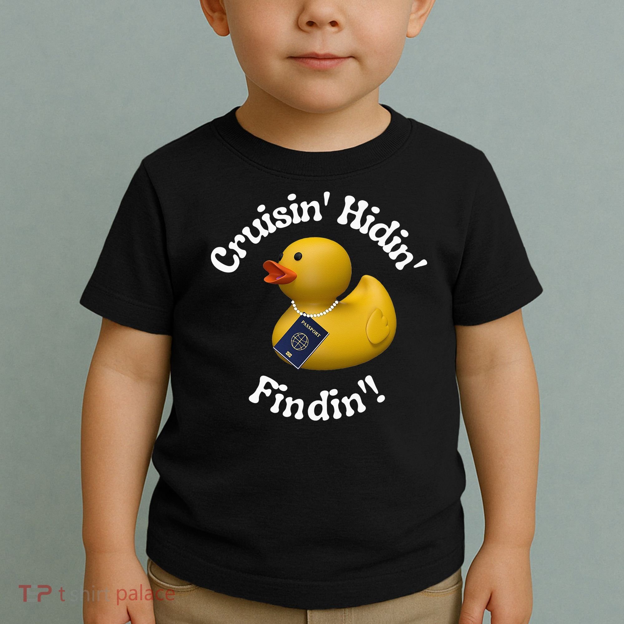 Cruising Hiding Finding Rubber Ducks Passport Hunt Hide Find Toddler T-Shirt