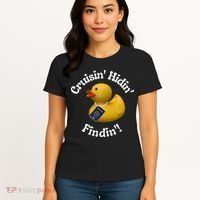 Cruising Hiding Finding Rubber Ducks Passport Hunt Hide Find Women's T-Shirt thumb 4
