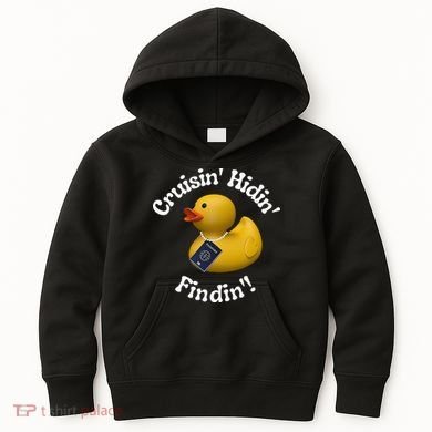 Cruising Hiding Finding Rubber Ducks Passport Hunt Hide Find Kids Hoodie