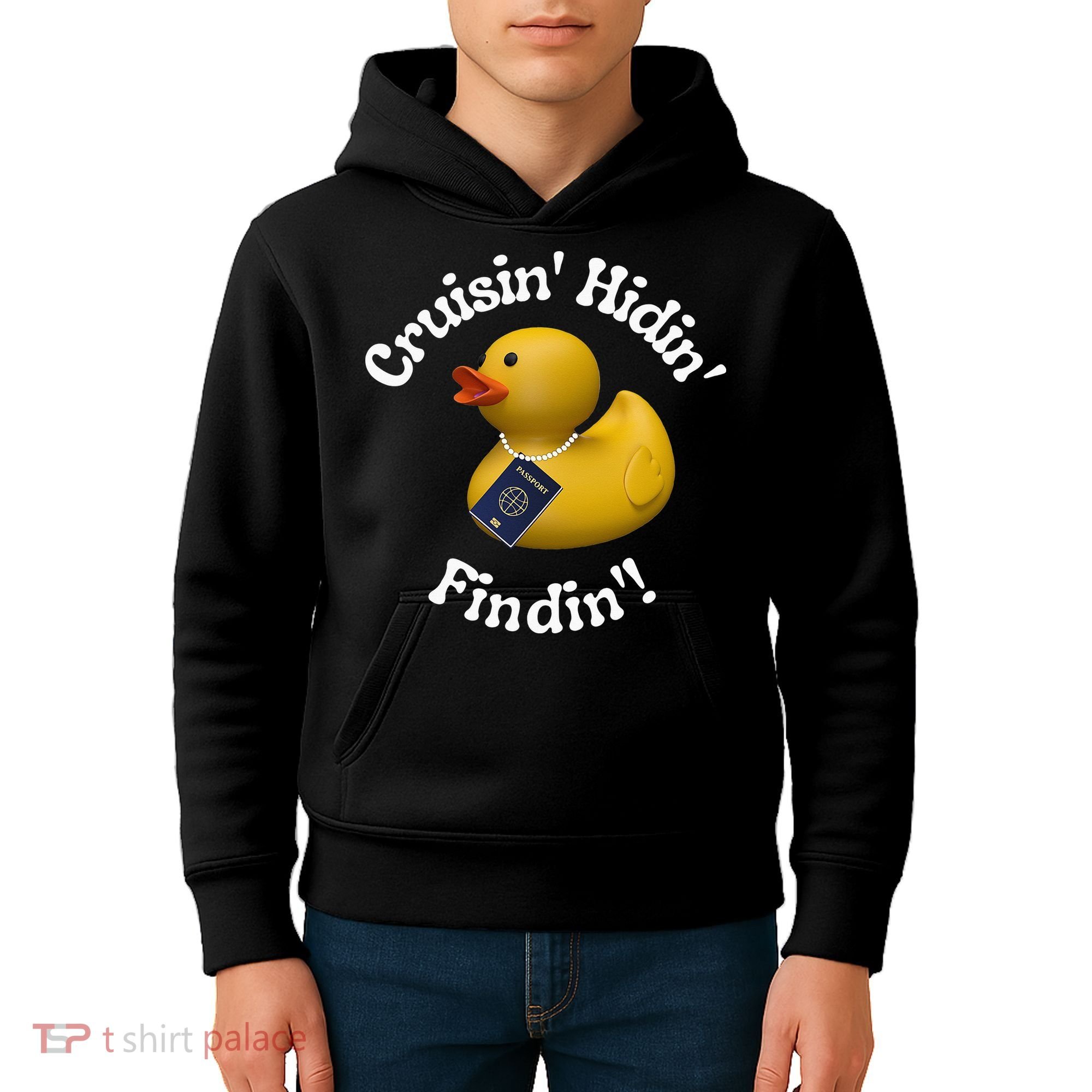 Cruising Hiding Finding Rubber Ducks Passport Hunt Hide Find Kids Hoodie