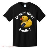 Cruising Hiding Finding Rubber Ducks Passport Hunt Hide Find Kids T-Shirt thumb 0