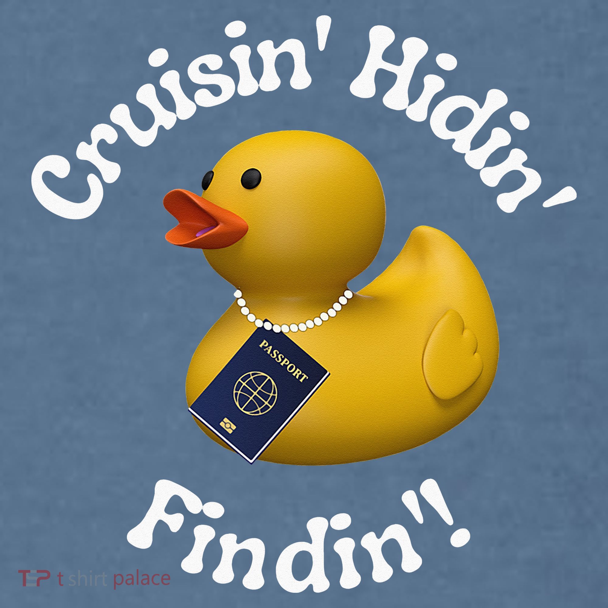 Cruising Hiding Finding Rubber Ducks Passport Hunt Hide Find Comfort Colors Garment-Dyed Hooded Sweatshirt