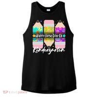 Cute Happy First Day Of Kindergarten Ladies PosiCharge Tri-Blend Wicking Tank thumb 0