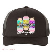 Cute Happy First Day Of Kindergarten Yupoong Adult 5-Panel Trucker Hat thumb 0