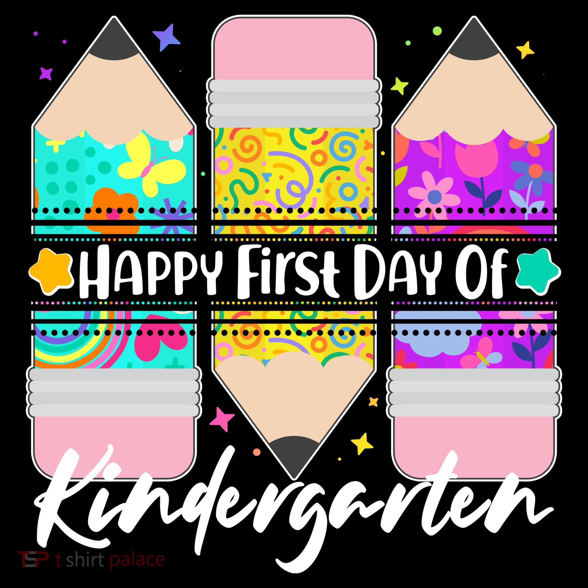 Cute Happy First Day Of Kindergarten Women's Hoodie