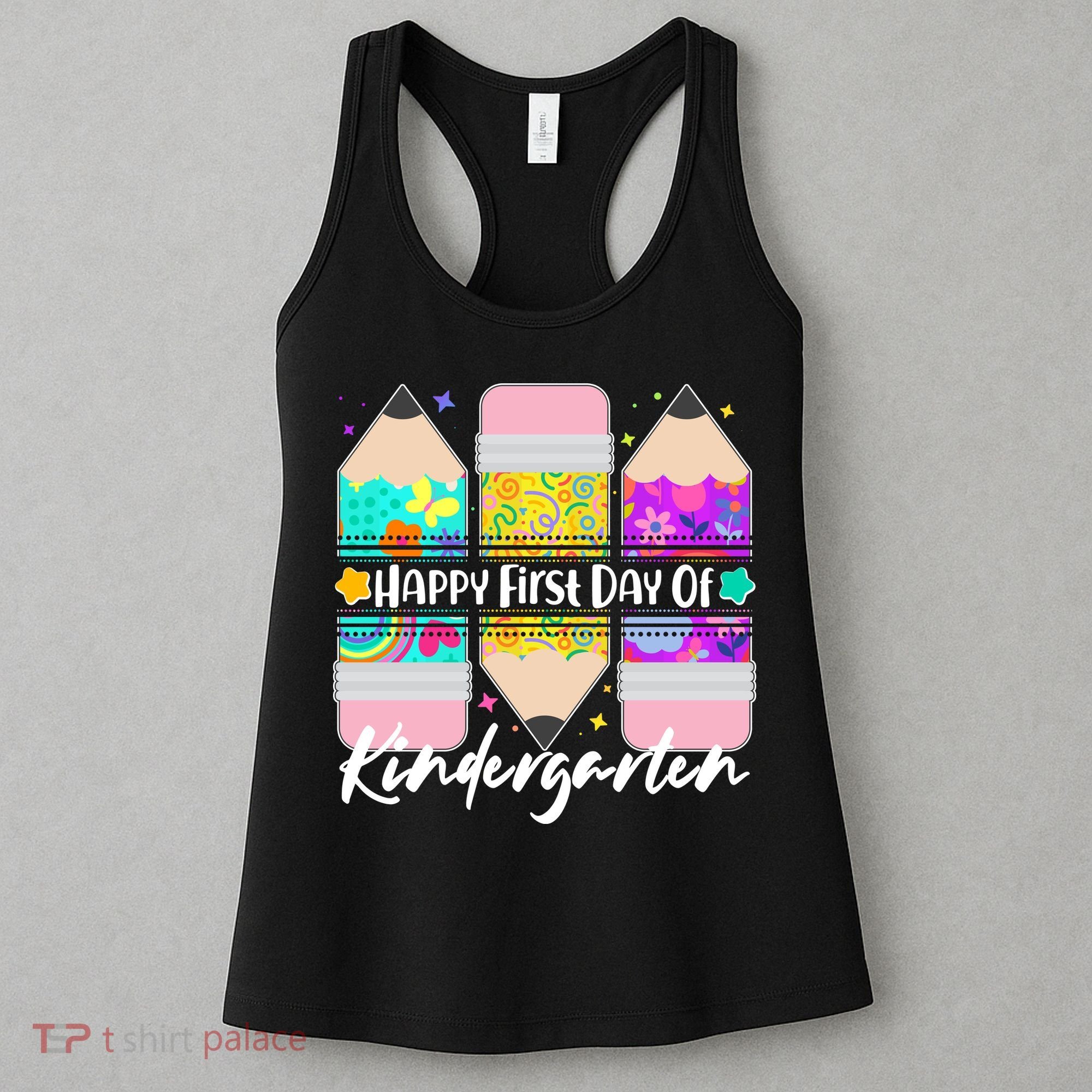 Cute Happy First Day Of Kindergarten Women's Tank Top