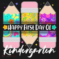 Cute Happy First Day Of Kindergarten Visor thumb 3