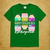 Cute Happy First Day Of Kindergarten T-Shirt thumb 5
