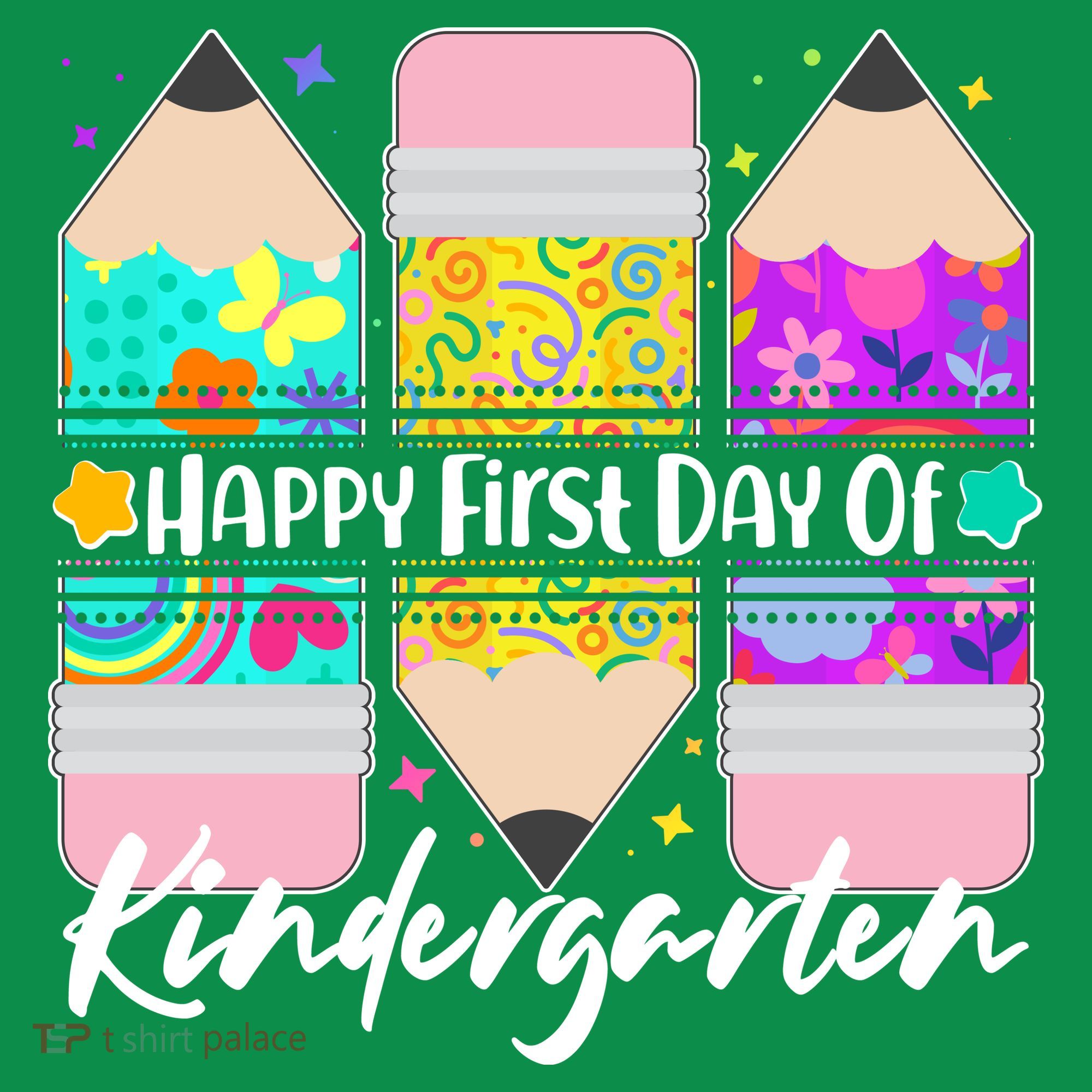 Cute Happy First Day Of Kindergarten T-Shirt