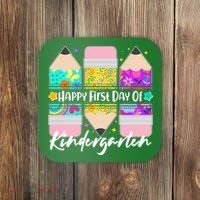 Cute Happy First Day Of Kindergarten Coaster thumb 0
