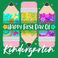 Cute Happy First Day Of Kindergarten Coaster thumb 2