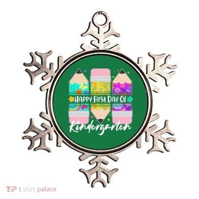 Cute Happy First Day Of Kindergarten Ornament