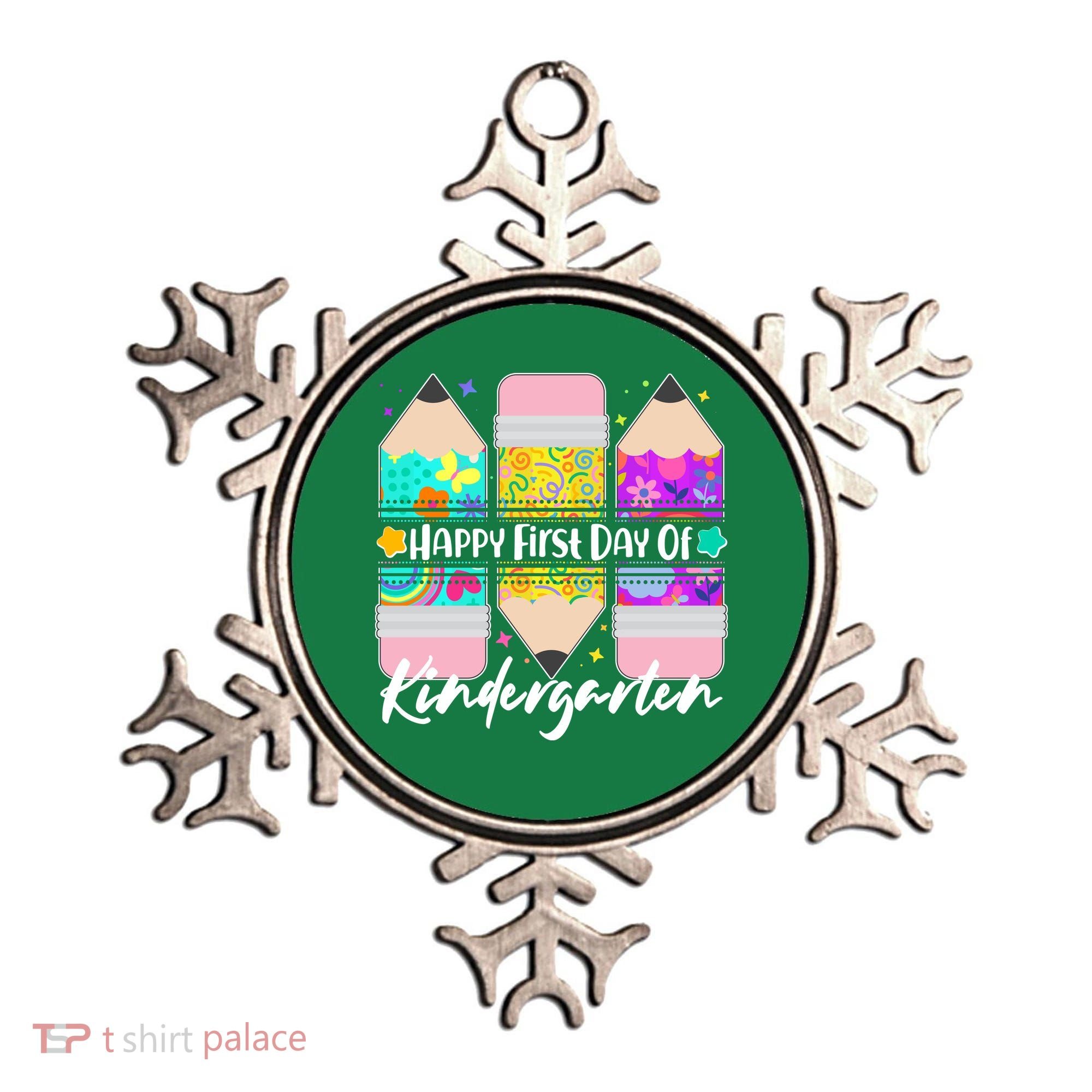 Cute Happy First Day Of Kindergarten Ornament