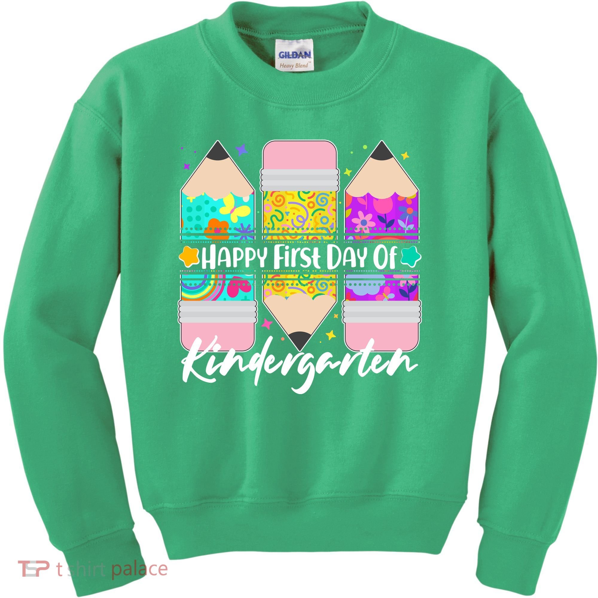 Cute Happy First Day Of Kindergarten Kids Sweatshirt