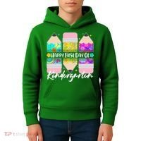 Cute Happy First Day Of Kindergarten Kids Hoodie thumb 4