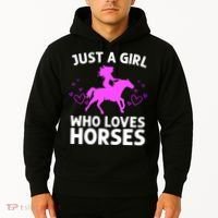 Cool Horse For  Cow Unique Horse Racing Hoodie thumb 2