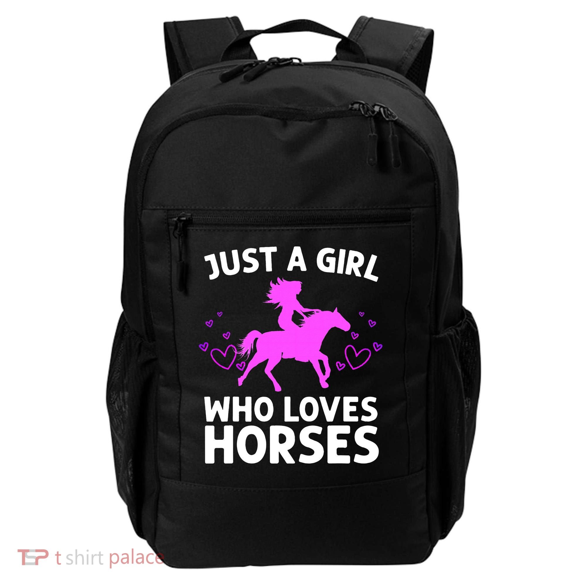 Cool Horse For  Cow Unique Horse Racing Backpack