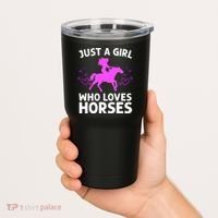 Cool Horse For  Cow Unique Horse Racing Tumbler thumb 2