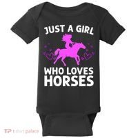 Cool Horse For  Cow Unique Horse Racing Baby Bodysuit thumb 0
