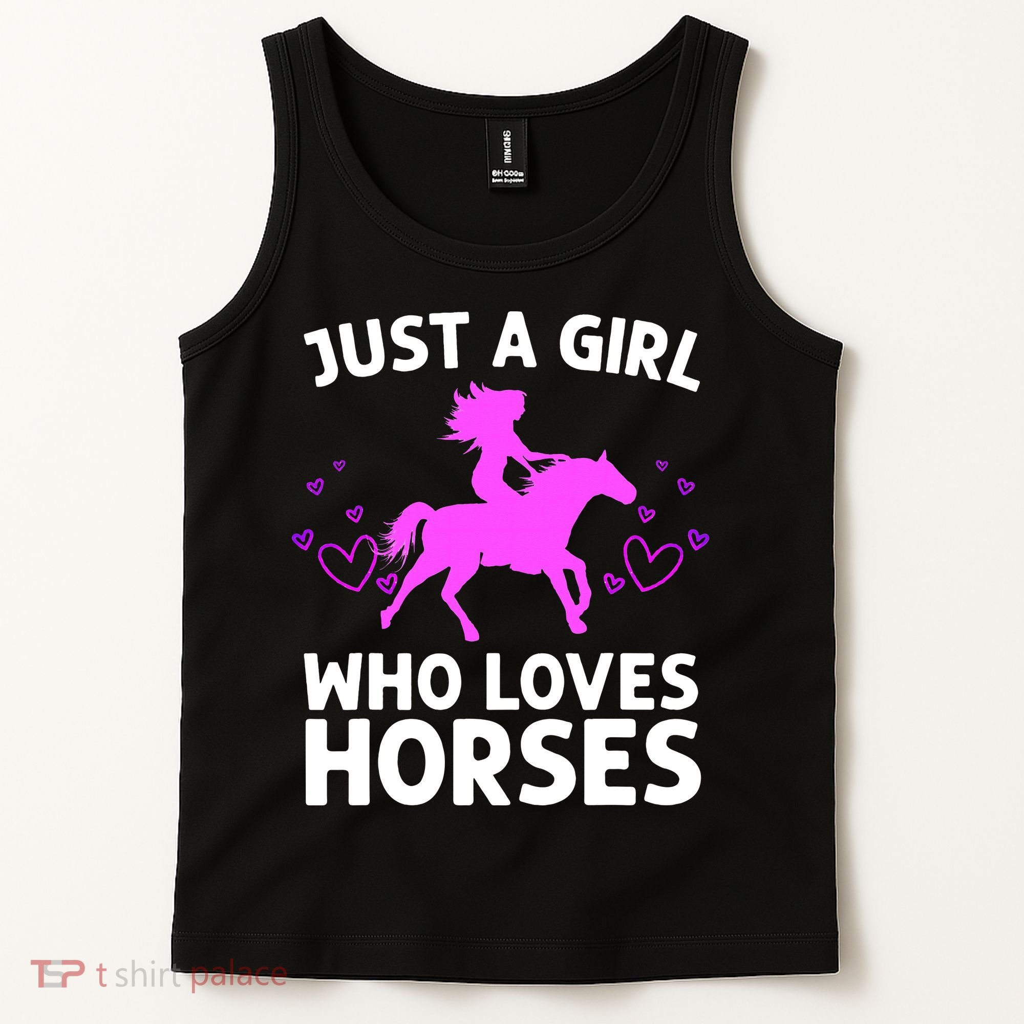 Cool Horse For  Cow Unique Horse Racing Tank Top