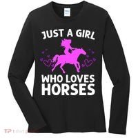 Cool Horse For  Cow Unique Horse Racing Women's Long Sleeve Shirt thumb 0