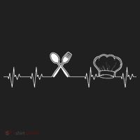 Chef Heartbeat Funny Culinary Chef Gift Cooking Lover Hat thumb 2